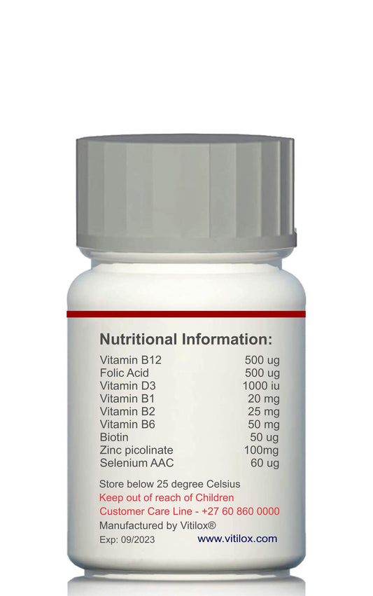 Información nutricional del producto Vitilox T-Cell-V