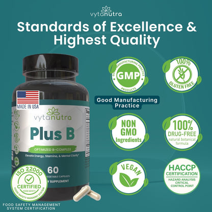 Información nutricional Vytanutra Plus B cápsulas