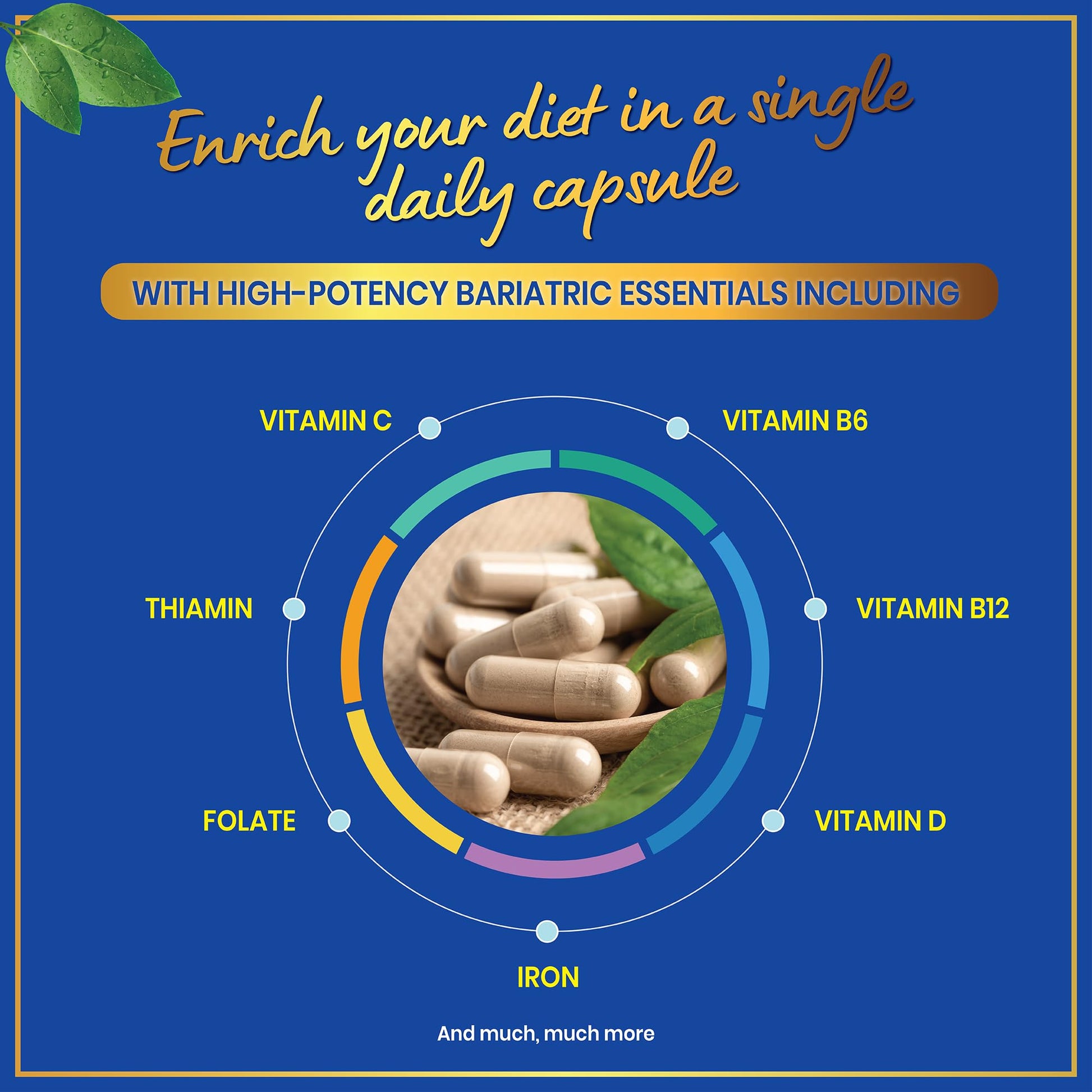 información nutritiva multivitamínico bariátrico folleto