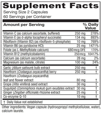 Información de suplemento de CardioBlend Vitanica