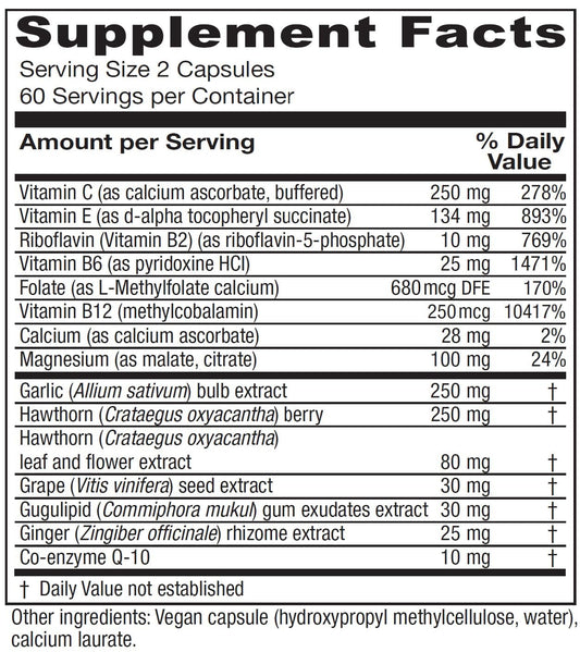 Información de suplemento de CardioBlend Vitanica