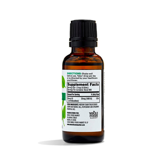 Información del suplemento de vitamina D-3