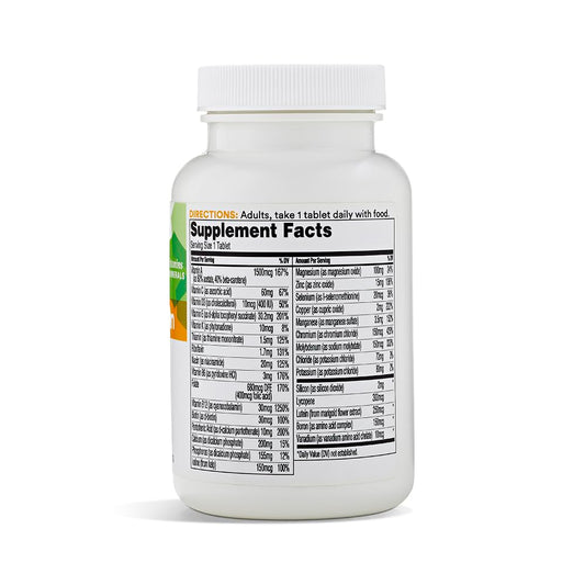 Información sobre suplementos del multivitamínico 365