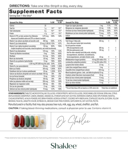 Información de suplementos Vitalizer Mujeres
