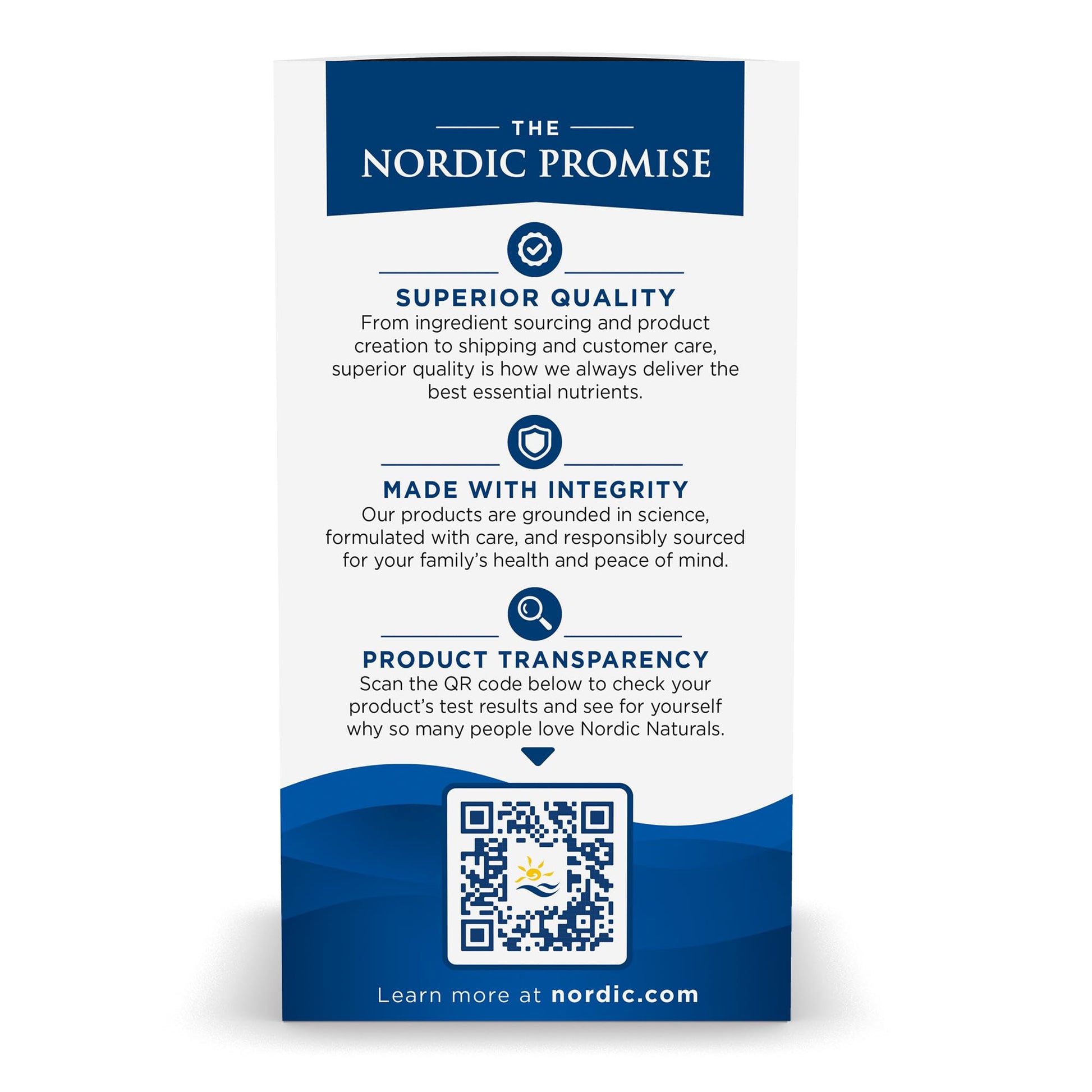 Información sobre el uso del multivitamínico Nordic Naturals.