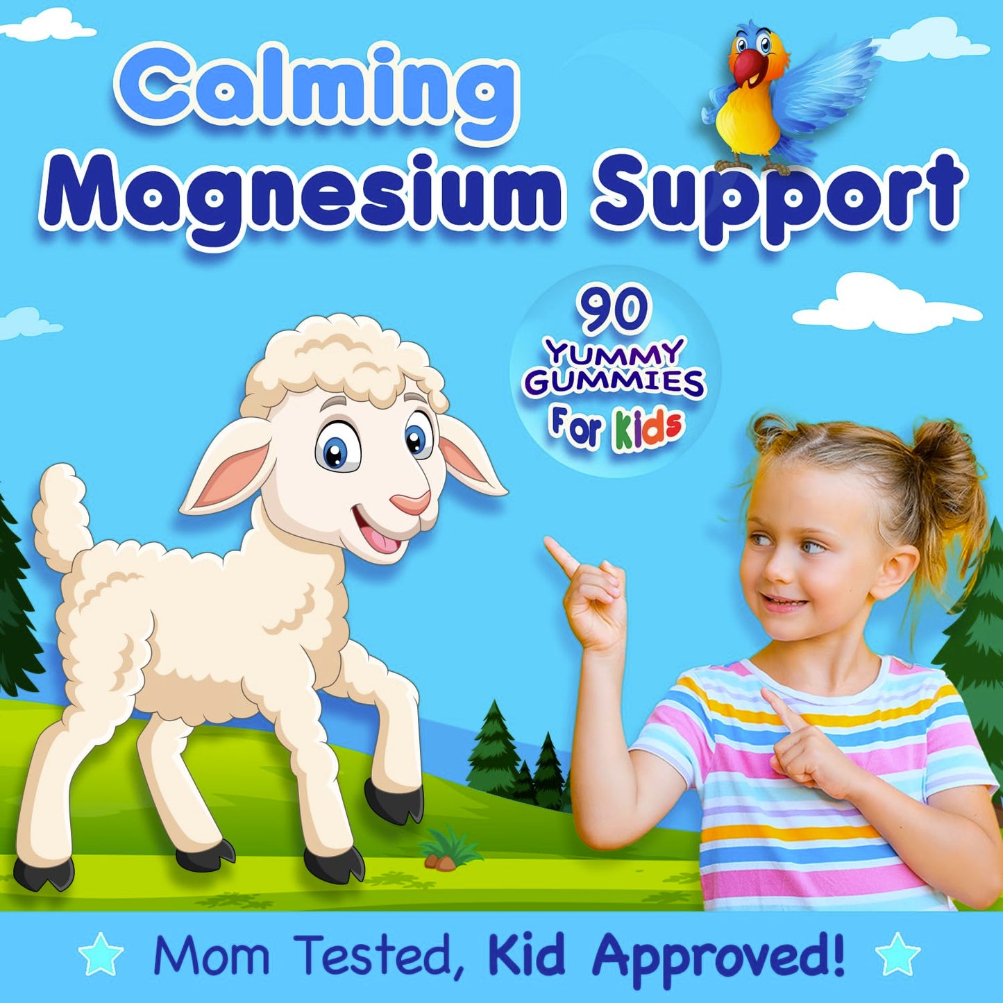 Infusions Calm magnesio gominolas para niños envase frontal