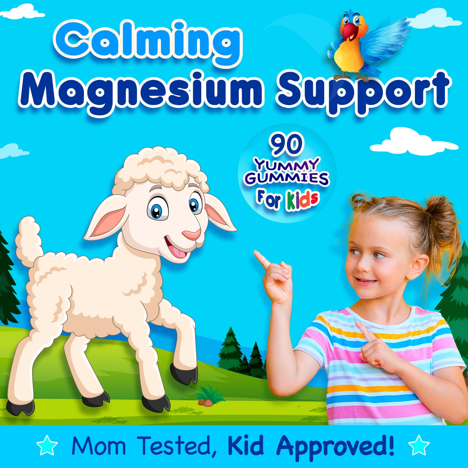 Infusions Calm magnesio gominolas para niños envase frontal