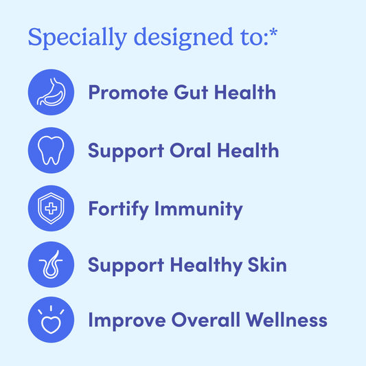 Ingredientes y beneficios de las gomitas tribiotic para adolescentes.