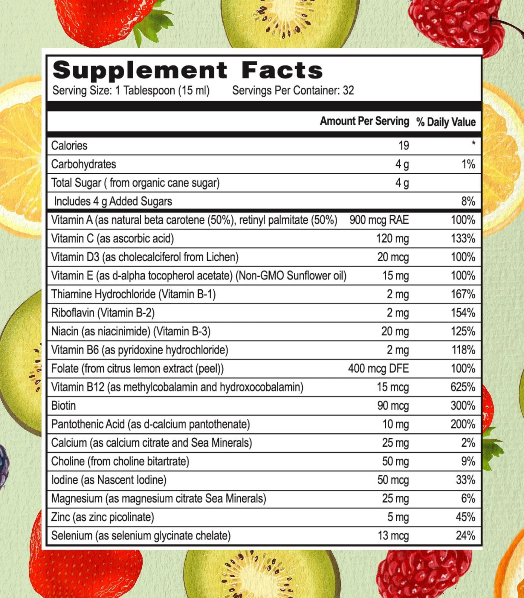 Ingredientes y beneficios de multivitaminas Go Healthy