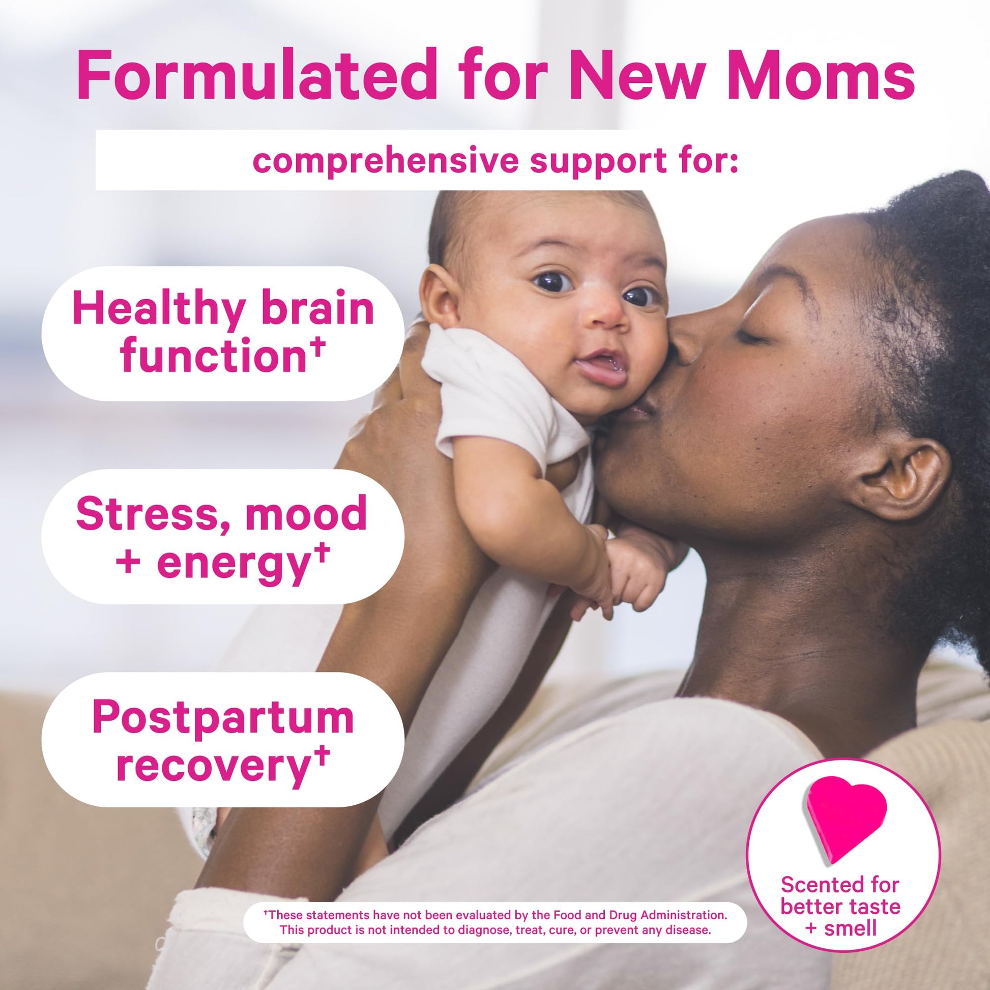 Ingredientes y beneficios Pink Stork Total Postnatal