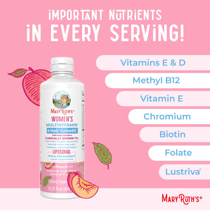 Ingredientes botánicos del multivitamínico MaryRuth para mujeres