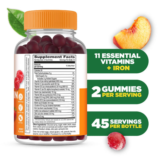 Ingredientes certificados de multivitamínico Lifeable.
