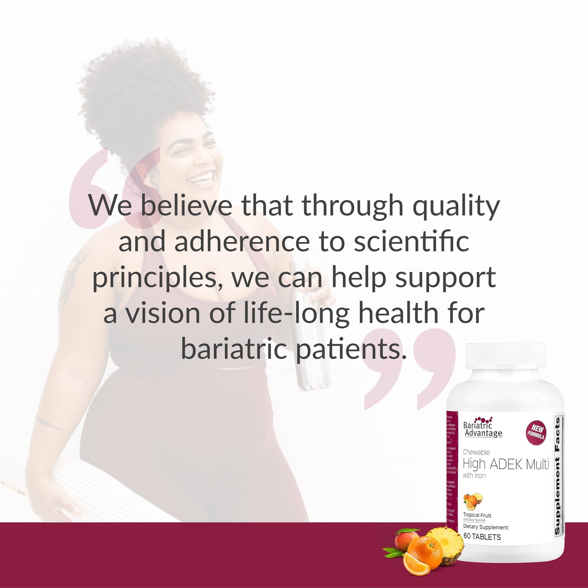 Ingredientes clave del multivitamínico ADEK Bariatric