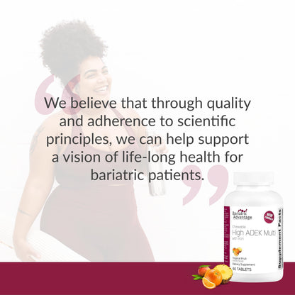 Ingredientes clave del multivitamínico ADEK Bariatric