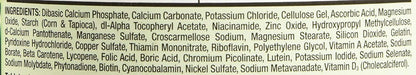 Lista de ingredientes Kirkland Signature 50+ con descripciones.