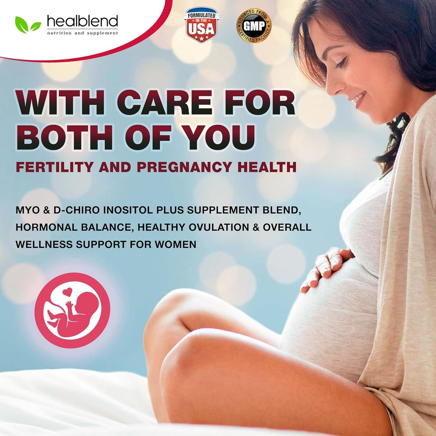 Ingredientes de healblend Myo & D-Chiro Inositol Plus