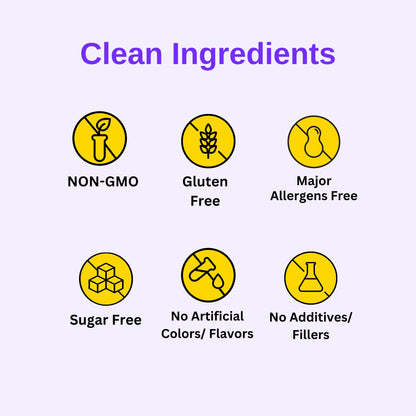 Ingredientes limpios en multivitamínico Vitaminally