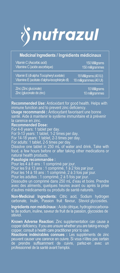 Ingredientes medicinales de Nutrazul Immune+