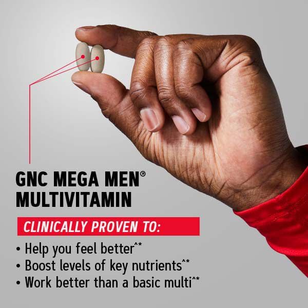 Ingredientes mejorados y soporte del GNC Mega Men Vitapak