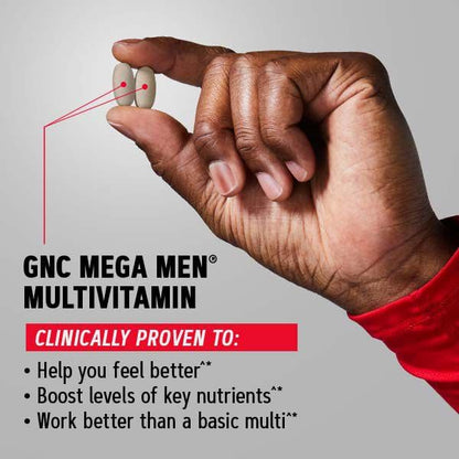 Ingredientes mejorados y soporte del GNC Mega Men Vitapak