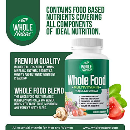 Ingredientes clave de las multivitaminas de alimentos completos.