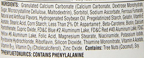 Ingredientes multivitaminas Flintstones