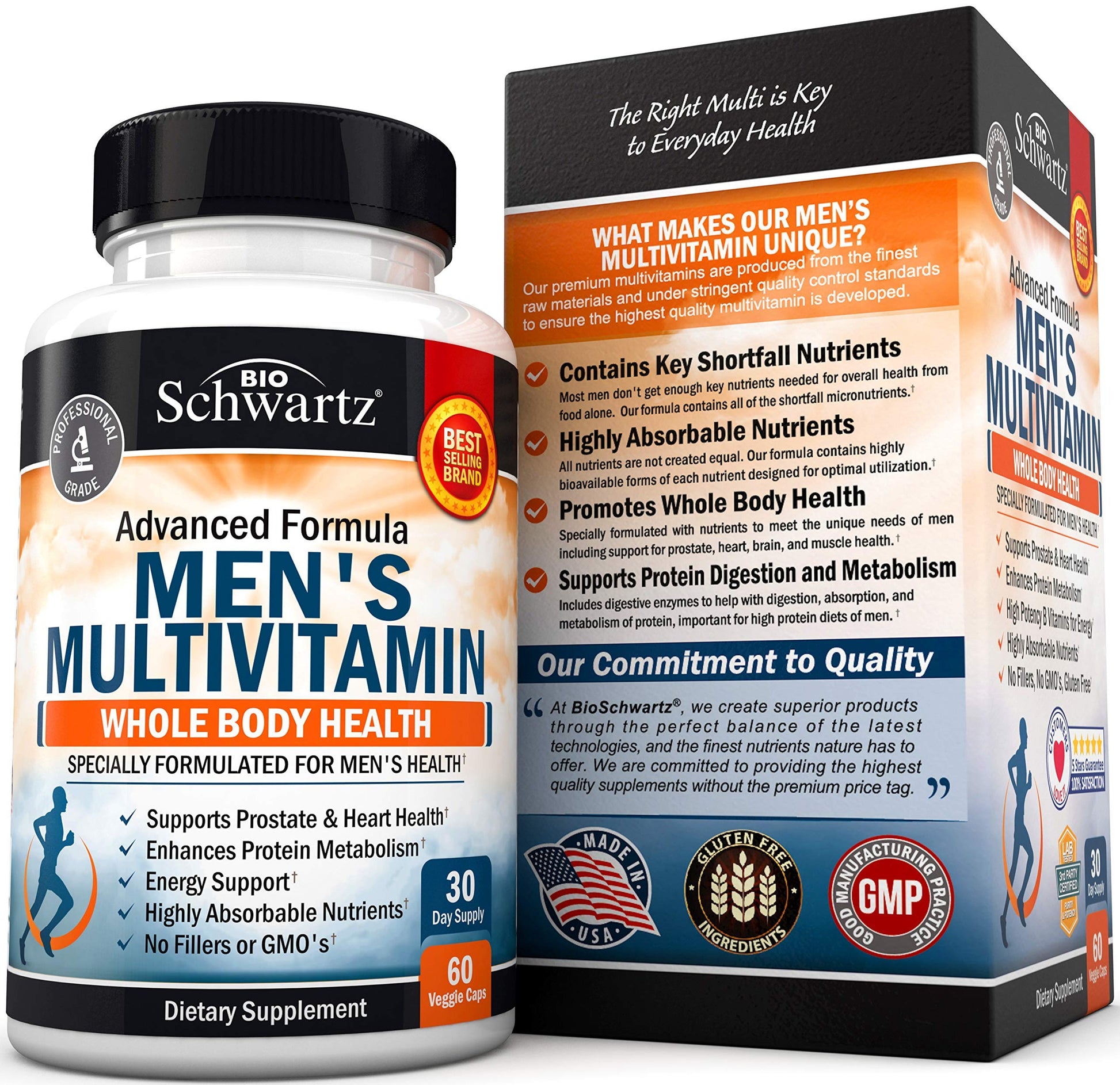 Lista de ingredientes de multivitaminas para mujeres de BioSchwartz