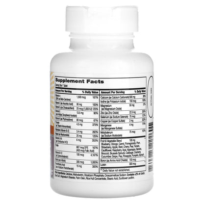 Ingredientes de multivitaminas Wellify para mujeres 50+