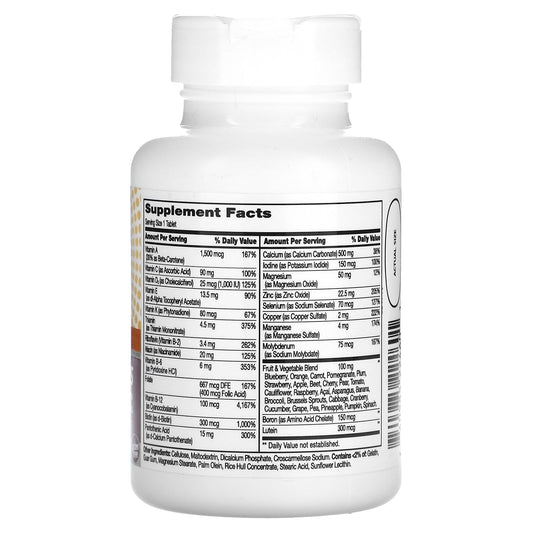 Ingredientes de multivitaminas Wellify para mujeres 50+
