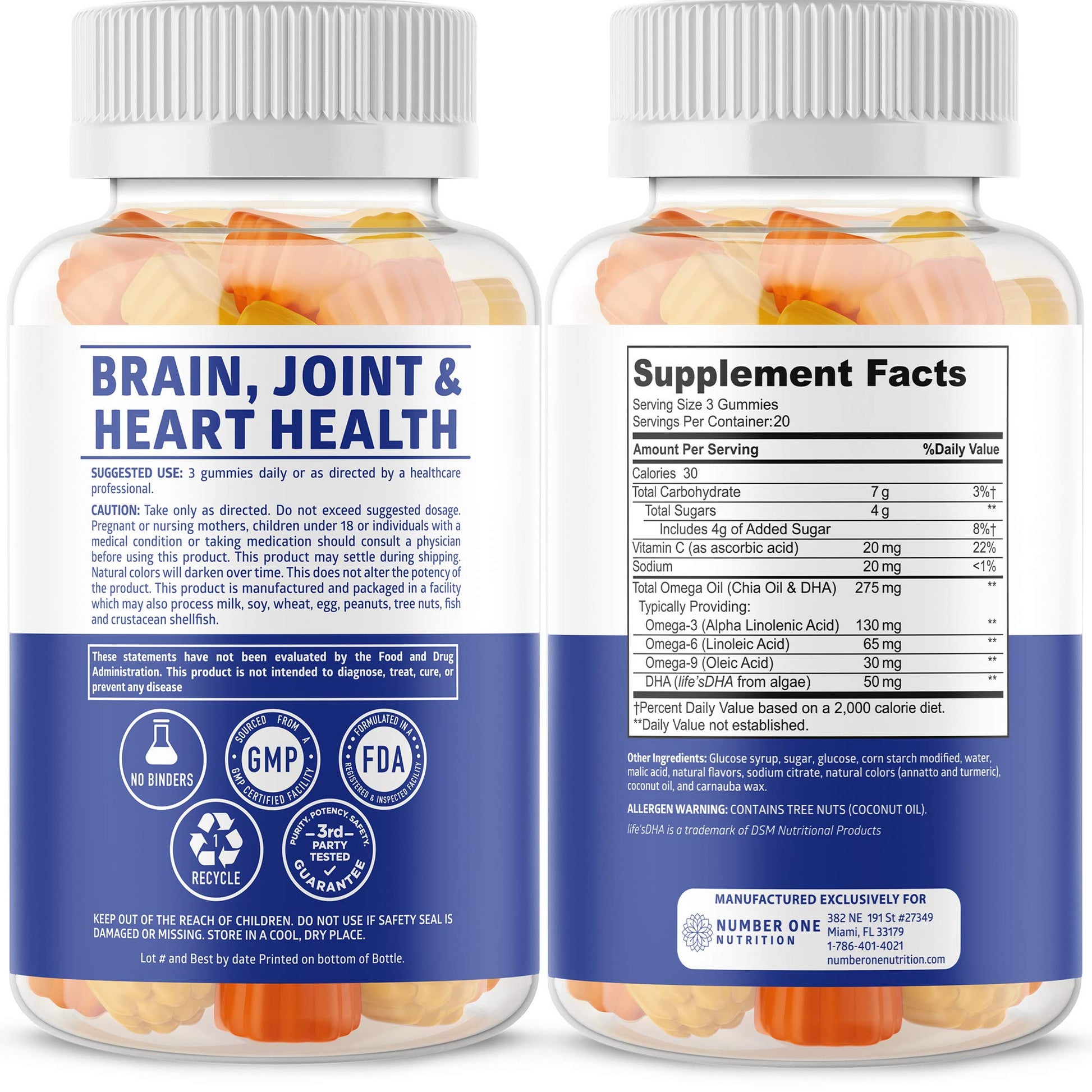 Ingredientes del multivitamínico diario N1N
