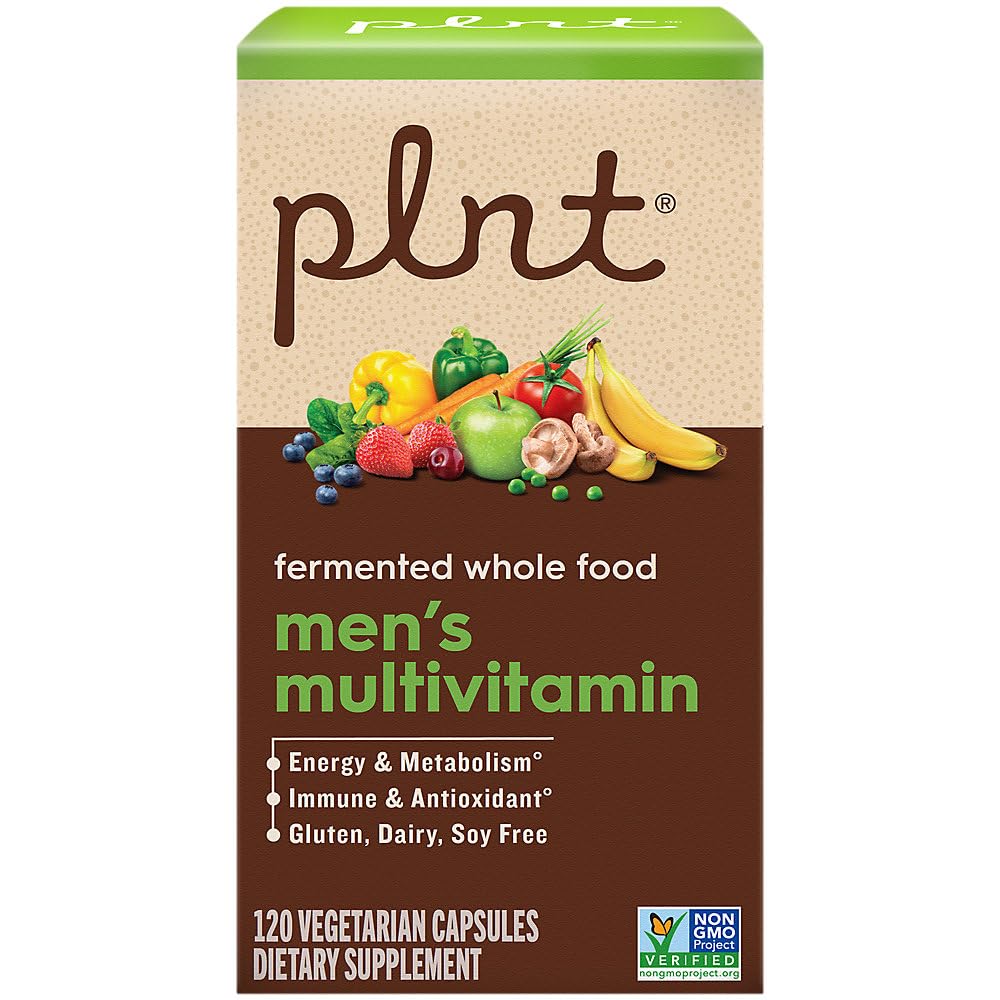 Ingredientes naturales multivitamínico fermentado hombres plnt
