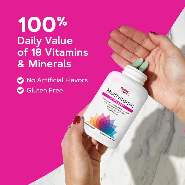 Ingredientes de multivitamínico GNC para mujeres