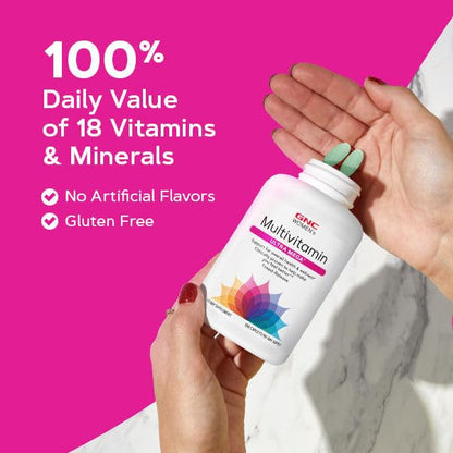 Ingredientes de multivitamínico GNC para mujeres