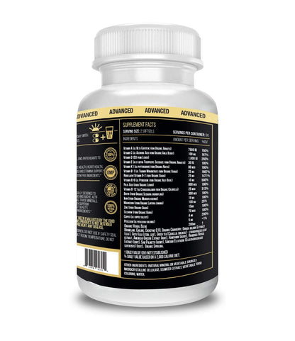 Ingredientes del multivitamínico para hombres mayores de 60