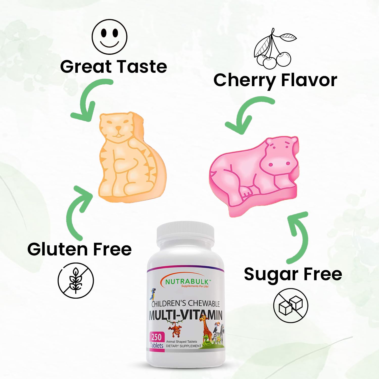 Ingredientes del Multivitamínico Infantil NutraBulk