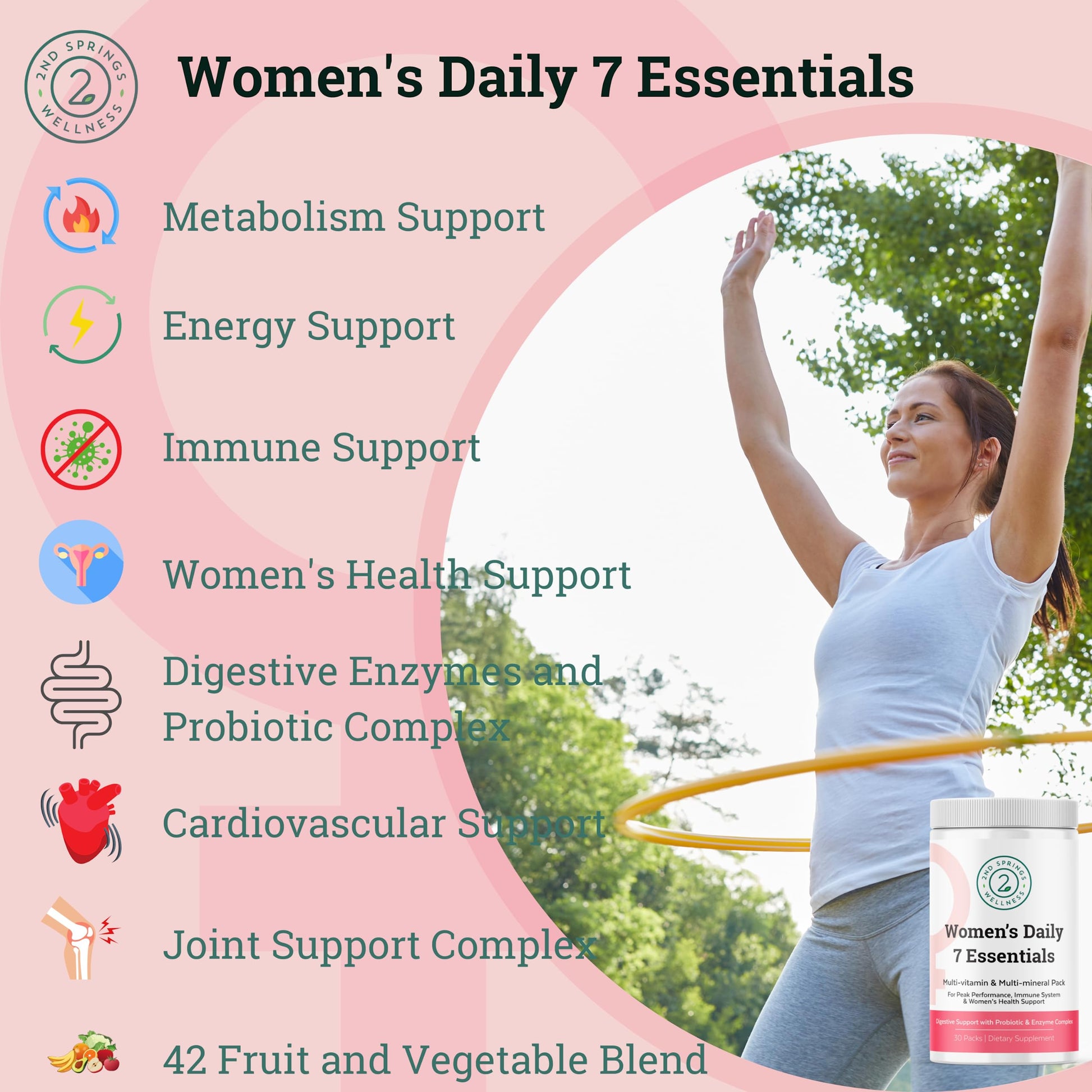 Ingredientes principales del multivitamínico para mujeres