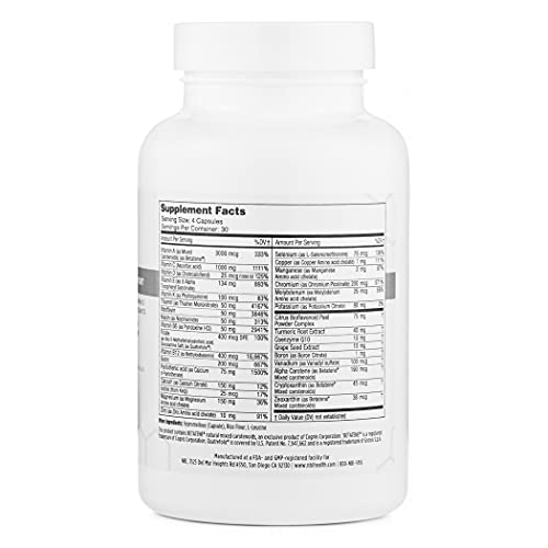 tabla de ingredientes del multivitamínico nbi