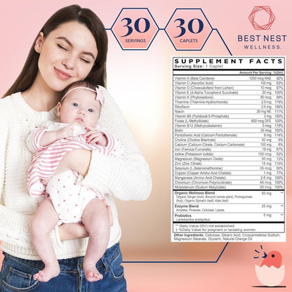 Ingredientes del multivitamínico posparto