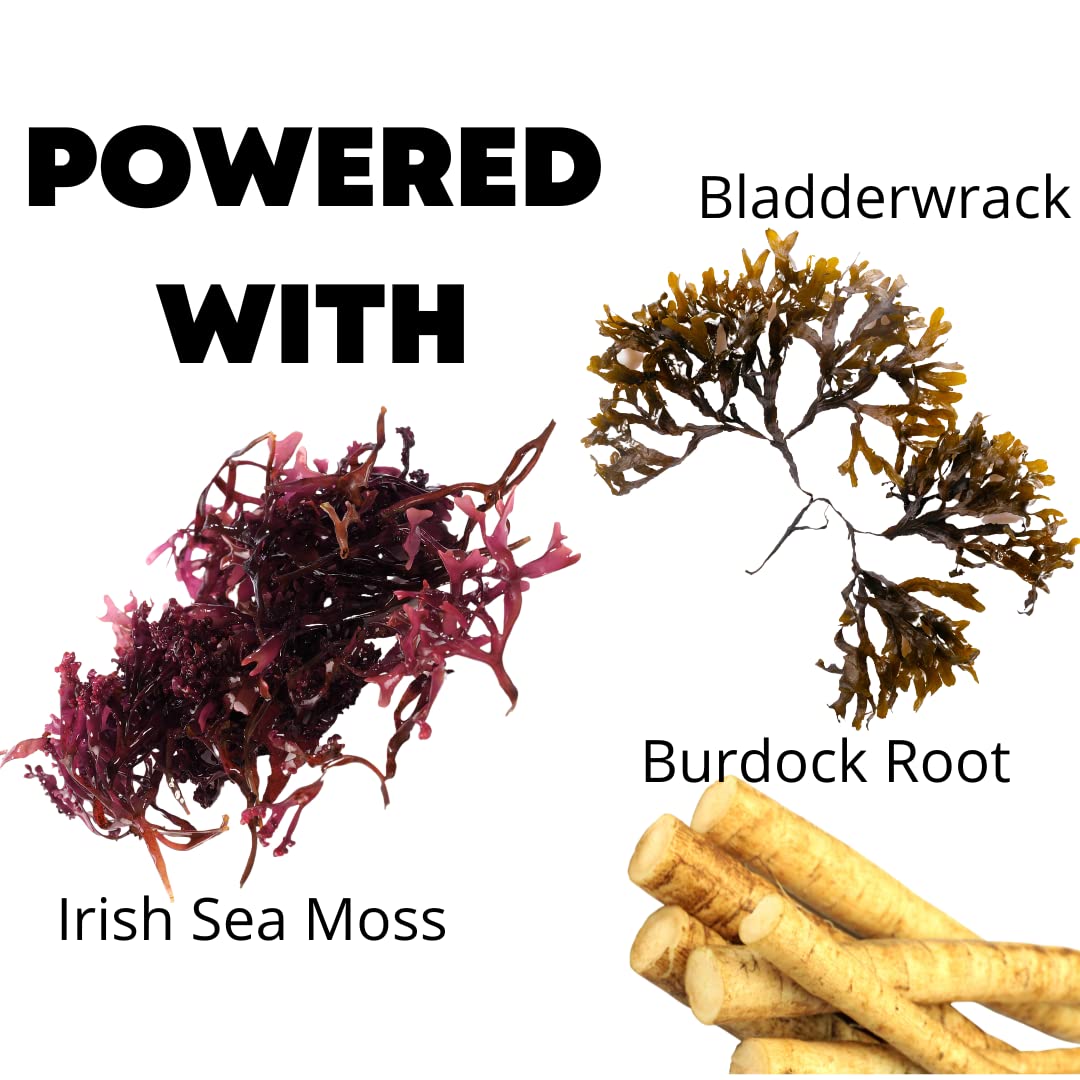 Ingredientes de poder: musgo marino irlandés y raíz de bardana.