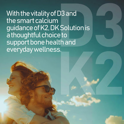 Ingredientes naturales en NANOWELL DK Solution Vitamina D3 y K
