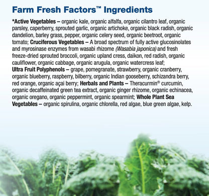 Ingredientes Natural Factors Metilfolato