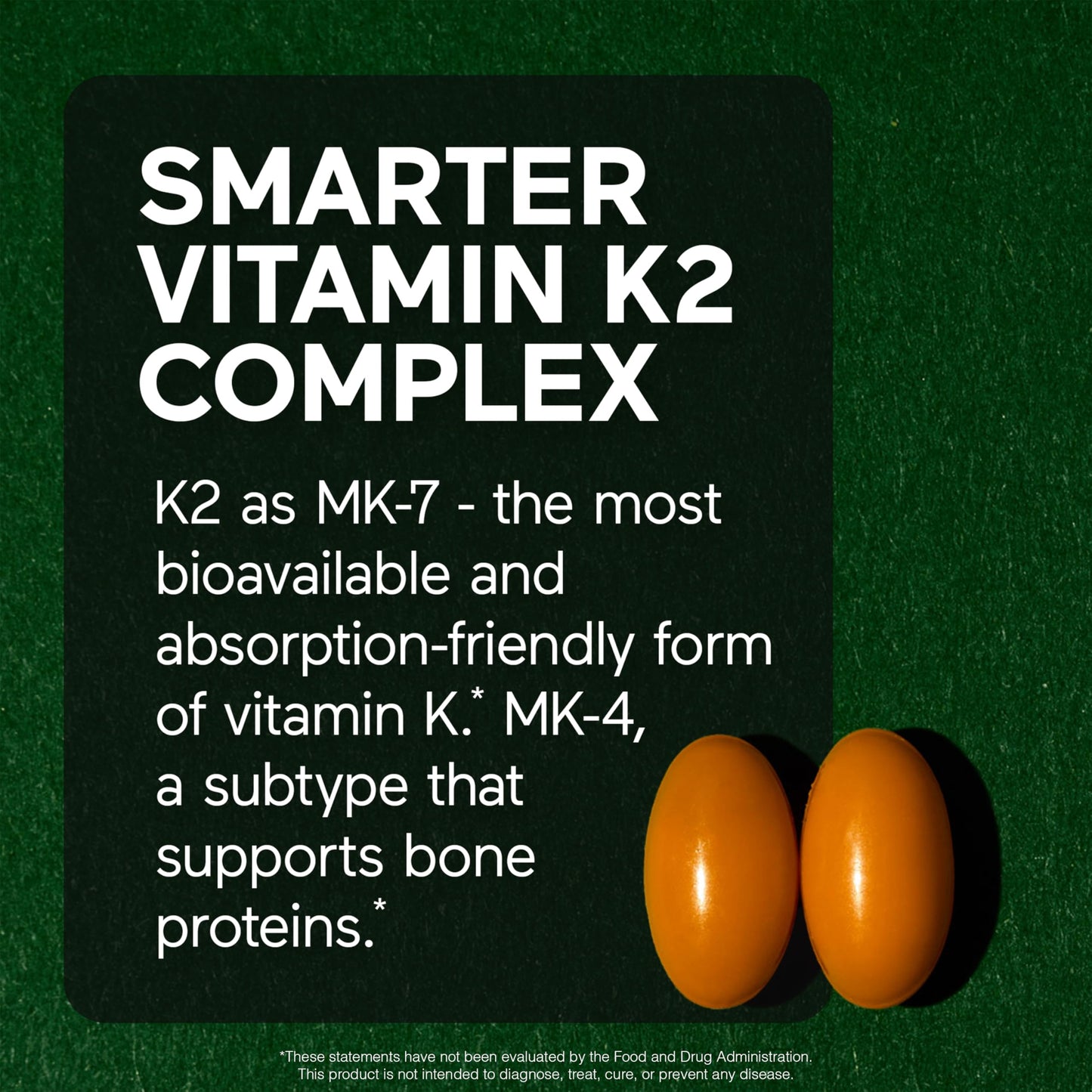 Ingredientes naturales y certificados Smarter Nutrition d3 k2