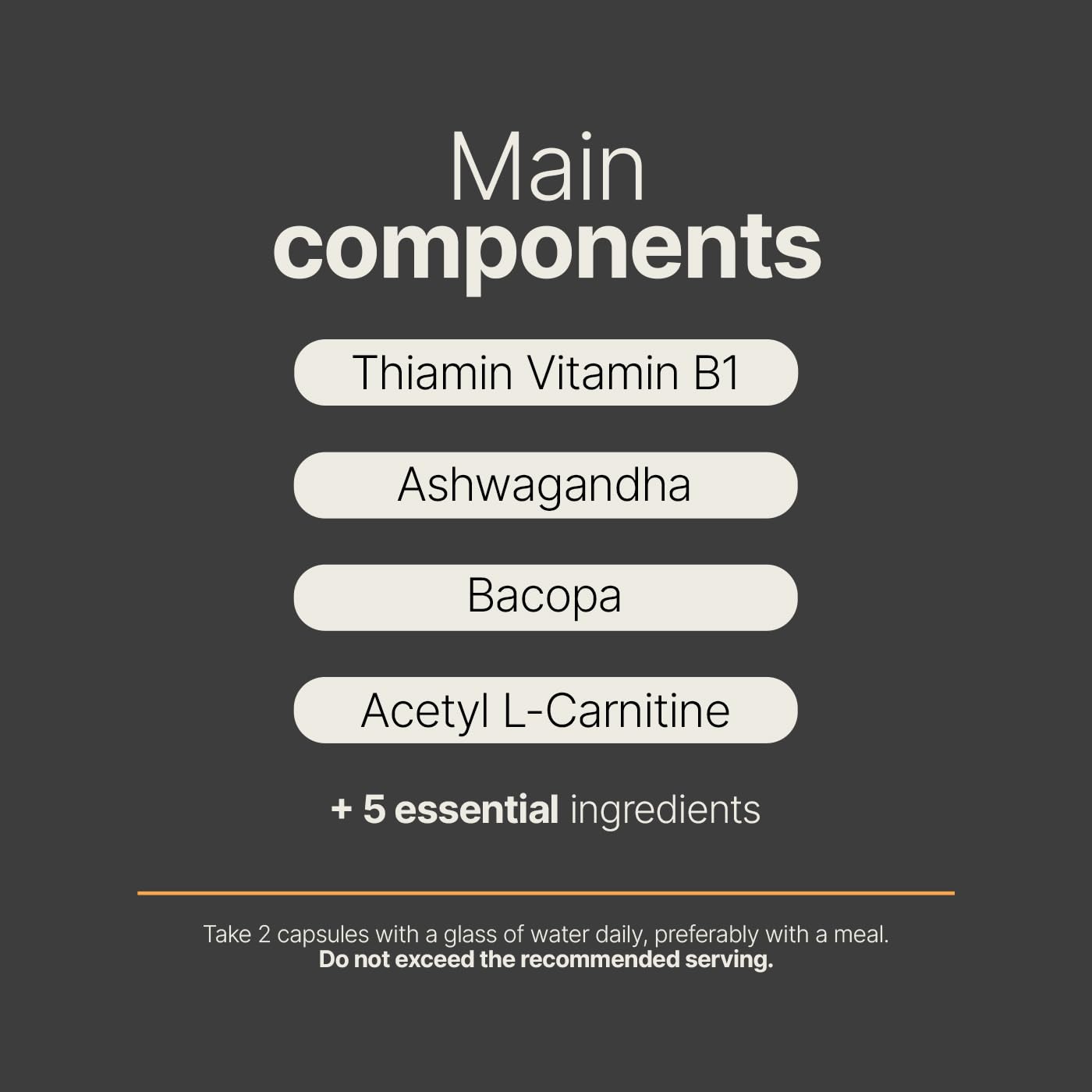 Ingredientes naturales en suplemento Clarity Complex para el cerebro