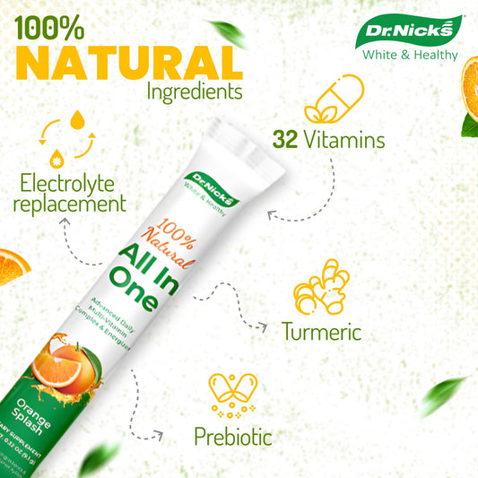 Dr. Nick's - Ingredientes naturales en multivitaminas neblinas.