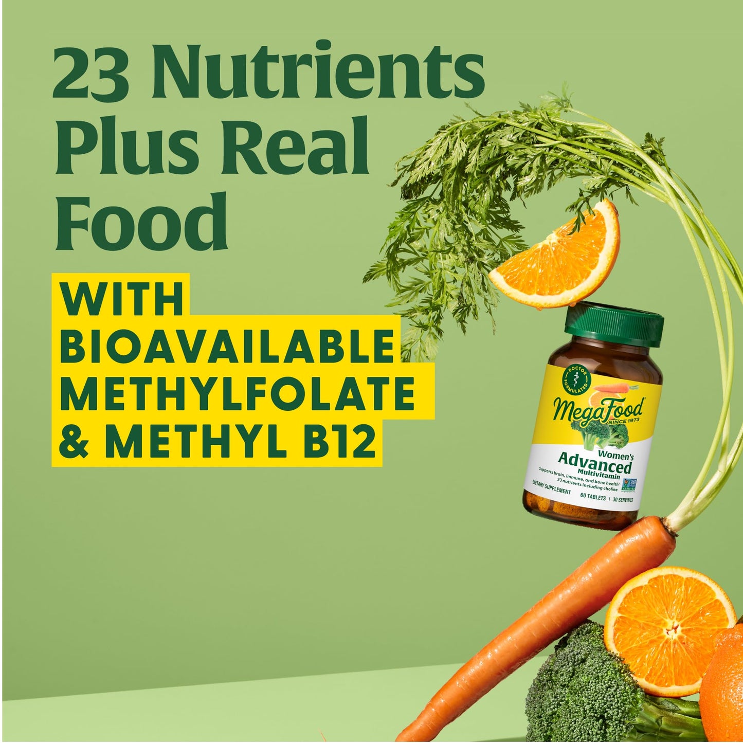 Ingredientes naturales de multivitamínico MegaFood