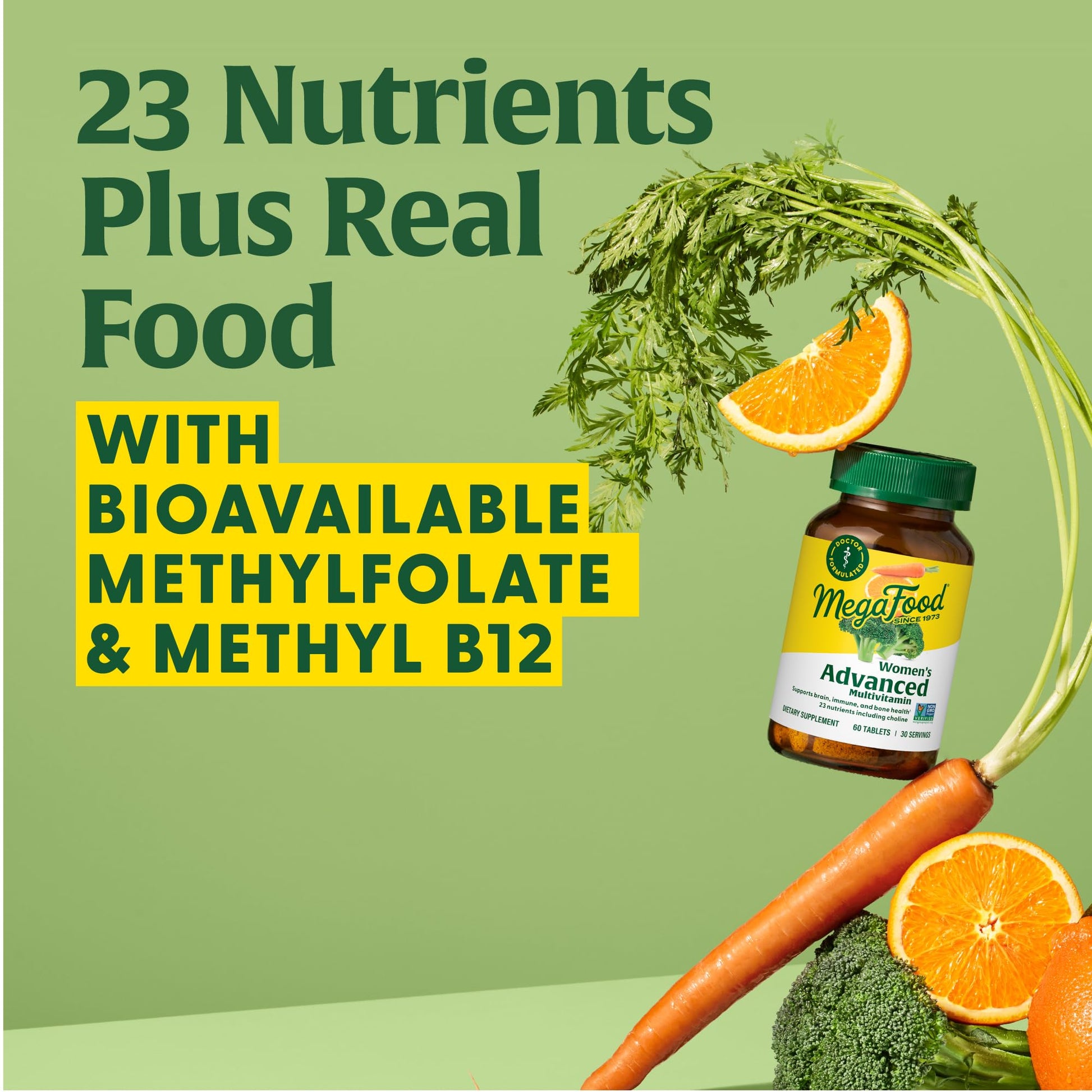Ingredientes naturales de multivitamínico MegaFood