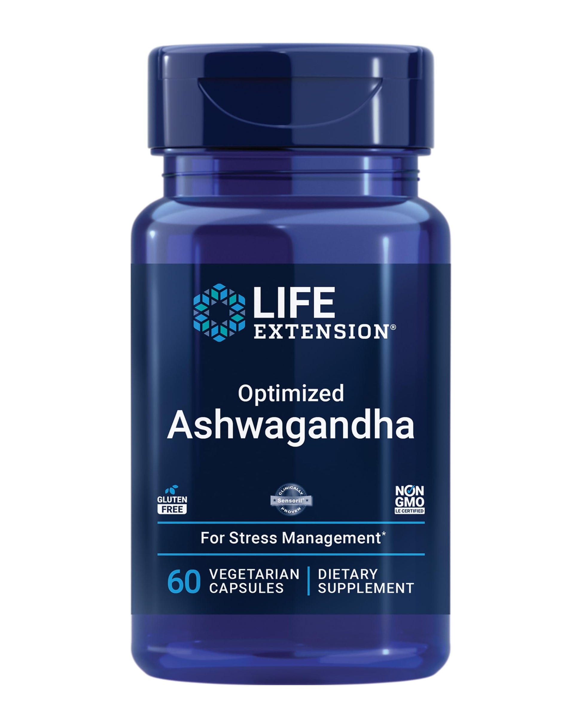 Ingredientes naturales de vitamina D3 y Ashwagandha Life Extension