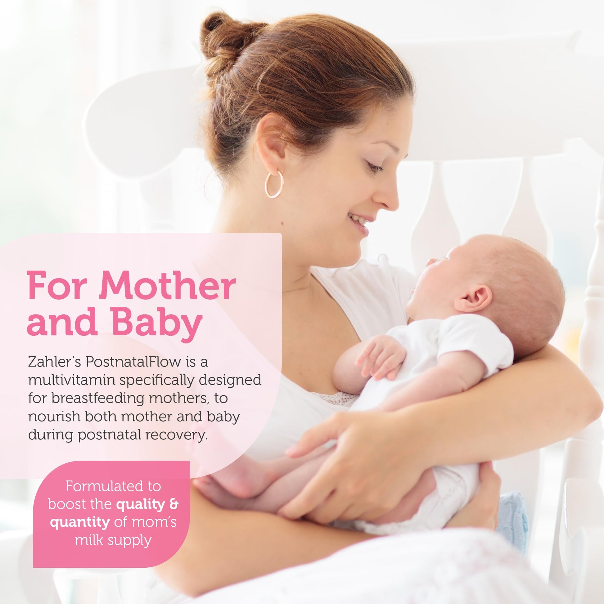Ingredientes naturales en vitaminas posnatal para mujeres Zahler