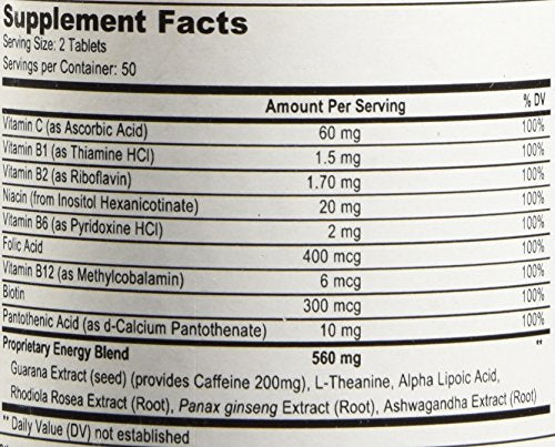 Ingredientes naturales Weyland Energy complejo B