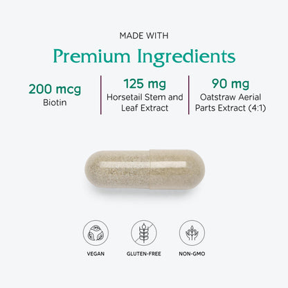 ingredientes premium para salud cabello y piel vegano